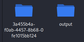 AndroidQF output folder structure